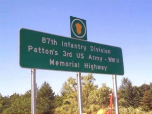 Highway I-390 Near Rochester, NY Dedicated to 87th Infantry Division